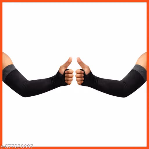 UV Protection Arm Sleeves for Bikers & Athletes Free Size