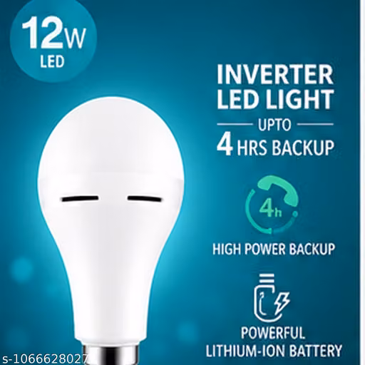 12W LED Rechargeable B22 Emergency Backup Bulb