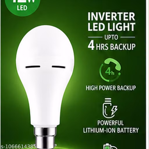 12W Rechargeable B22 Emergency LED Backup Light