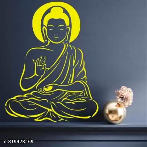 Wall Stencil 24 x 40 Inch Reusable Large Decorative Art Design – Pack of 1