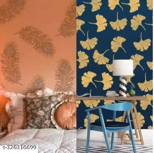 Wall Stencil 16 x 24 Inch Reusable Decorative Wall Art – Pack of 2
