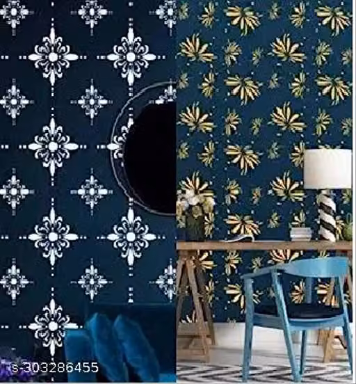 Wall Stencil 16 x 24 Inch Reusable Decorative Painting Pattern – Pack of 2