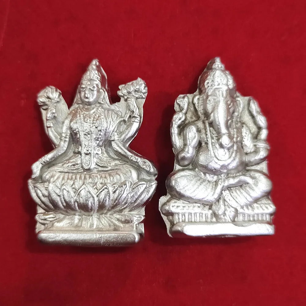 Parad Lakshmi Ganesh Idol Mercury Statue 100–125g