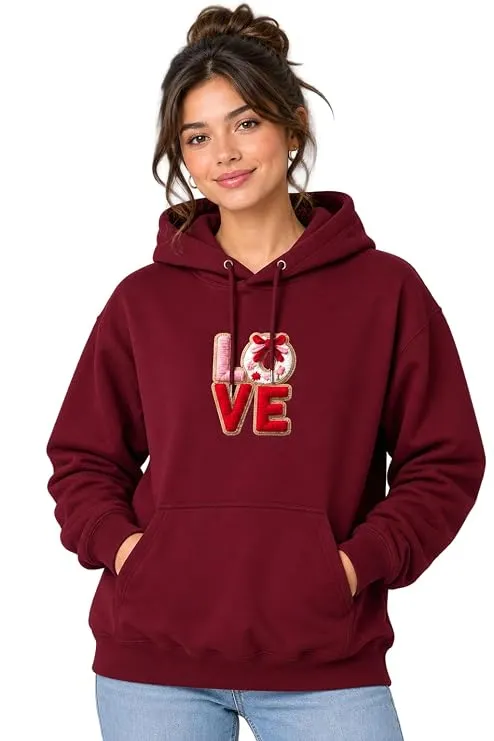 Unisex Oversized Graphic Cotton Fleece Hoodie