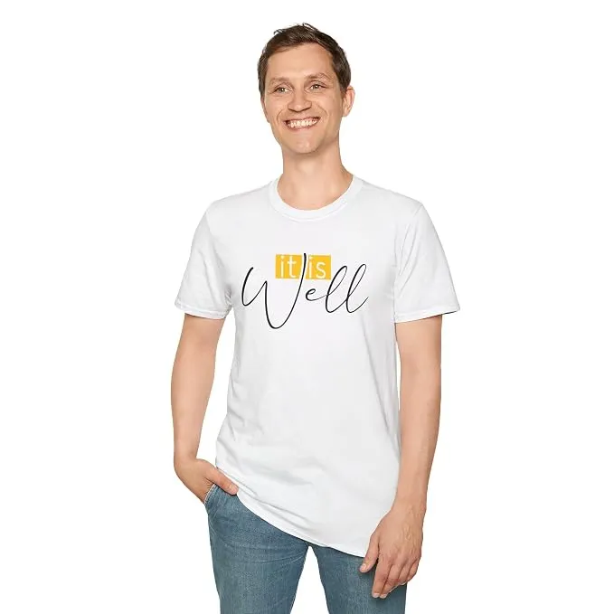 Unisex Cotton Graphic DTF Print Round Neck T-Shirt