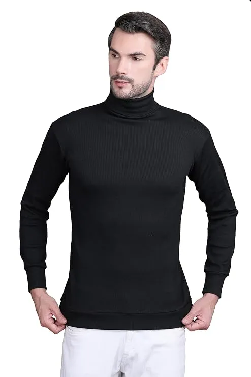Men’s Black Wool Turtle Neck Full Sleeve Winter Sweater