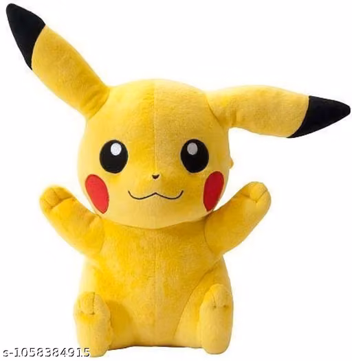 Yellow Pikachu Cartoon Soft Toy Stuffed Animal
