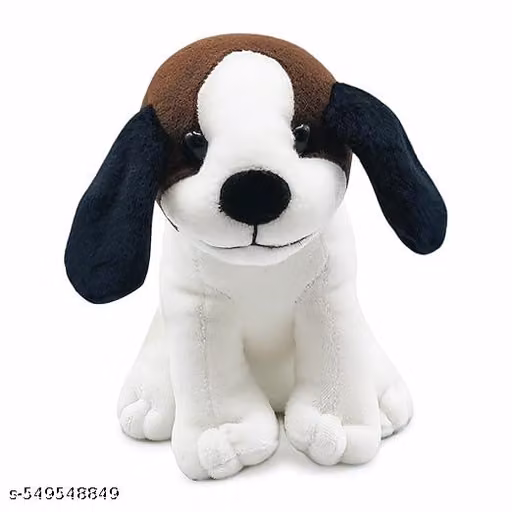 Cream Coffee Puppy Dog Plush Soft Toy 20 cm