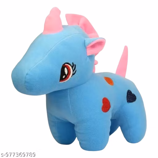 Blue Unicorn Plush Soft Toy 25 cm for Kids & Adults