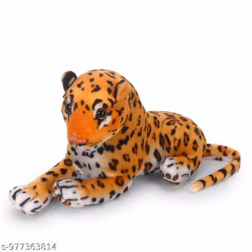 Realistic Leopard Soft Toy 35 cm Plush Jungle Animal