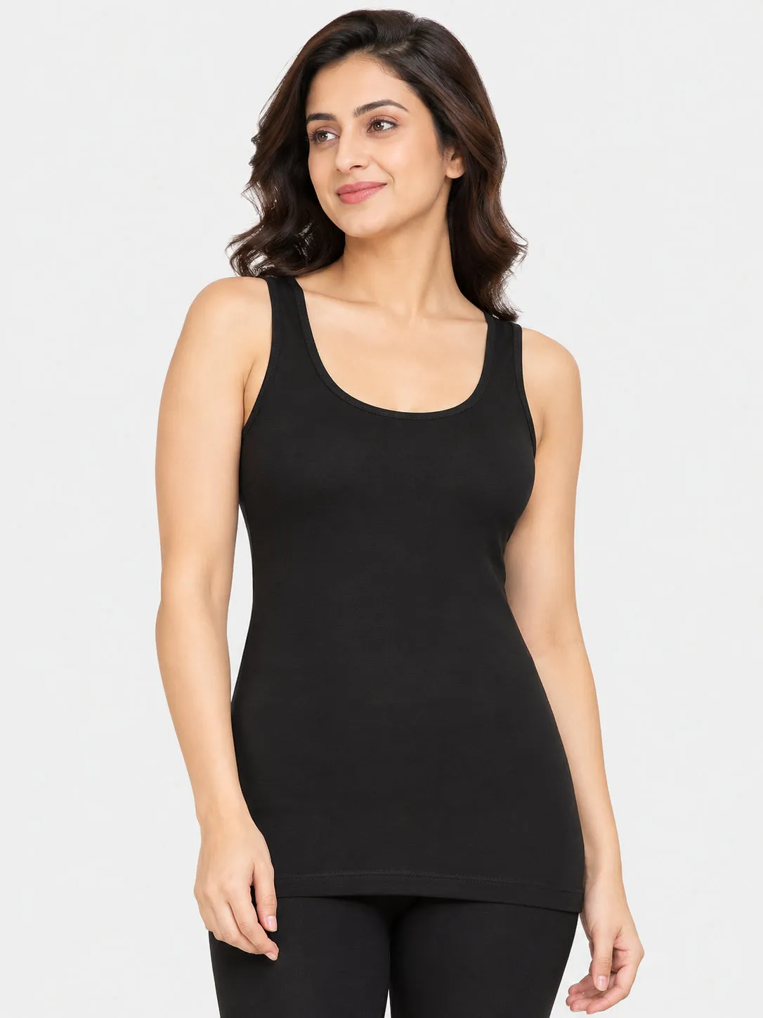 Women’s Thermal Tank Top – Round Neck Sleeveless Slim Fit Winter Innerwear