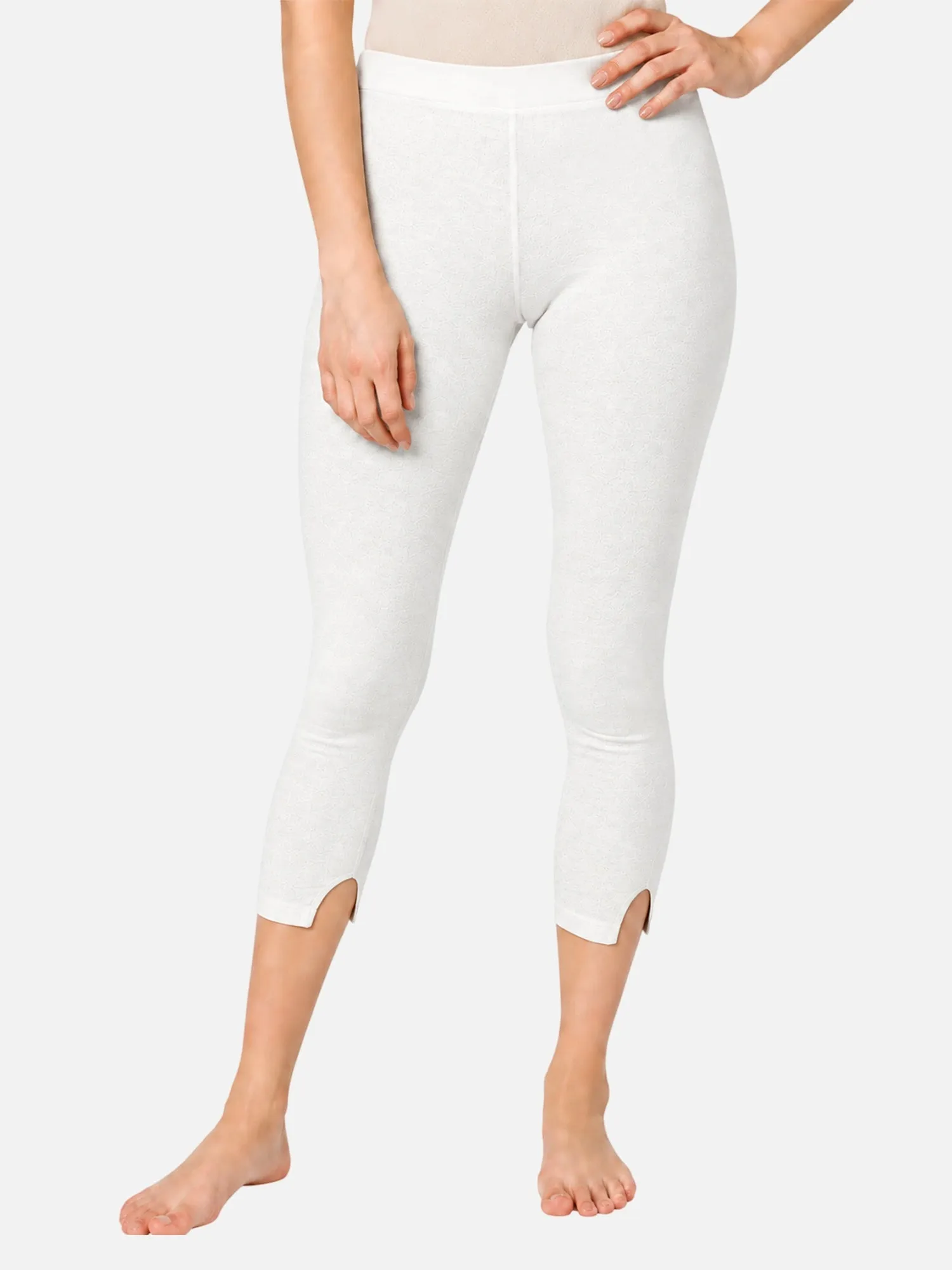 Women’s Cotton Thermal Bottom – 100% Cotton Ankle Length Winter Innerwear