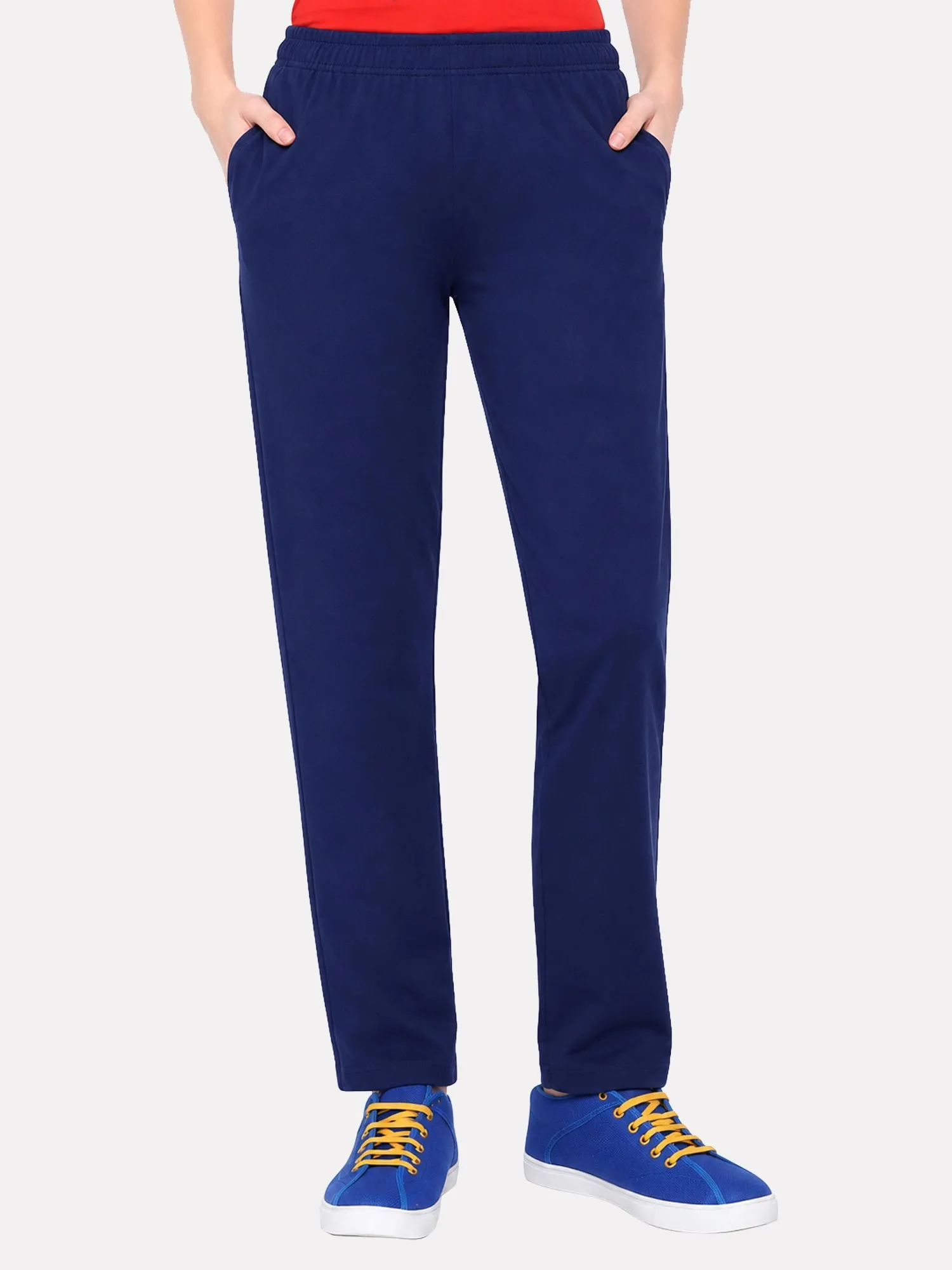 Women’s Cotton Joggers – Regular Fit Soft Waistband Casual Active Pants
