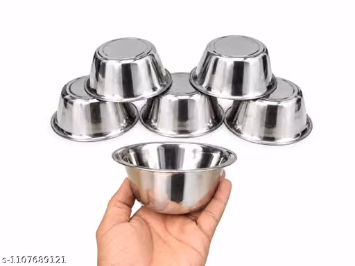 Pure Steel Bowls Set of 6