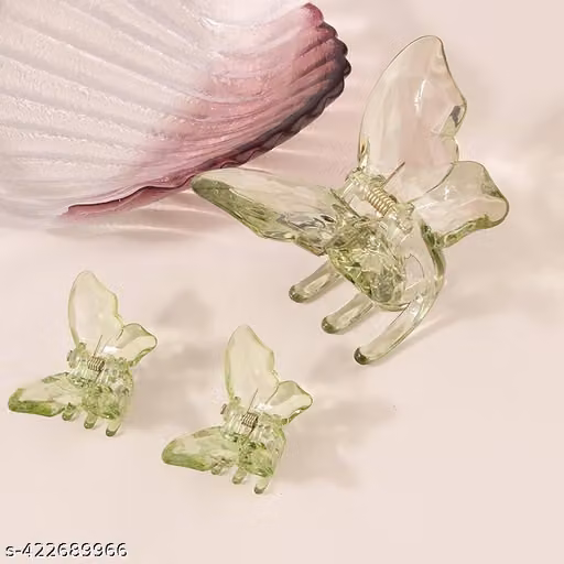 Butterfly Hair Claw Clips Set of 4 for Women