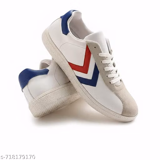 Men’s Casual Sneakers with Mesh Upper & Lace-Up Design