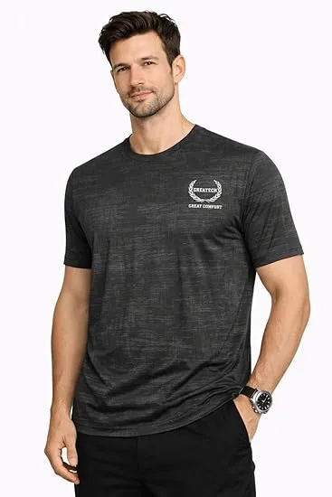 T-Shirts – Men’s Spandex Half Sleeve Quick Dry Gym & Sports Wear