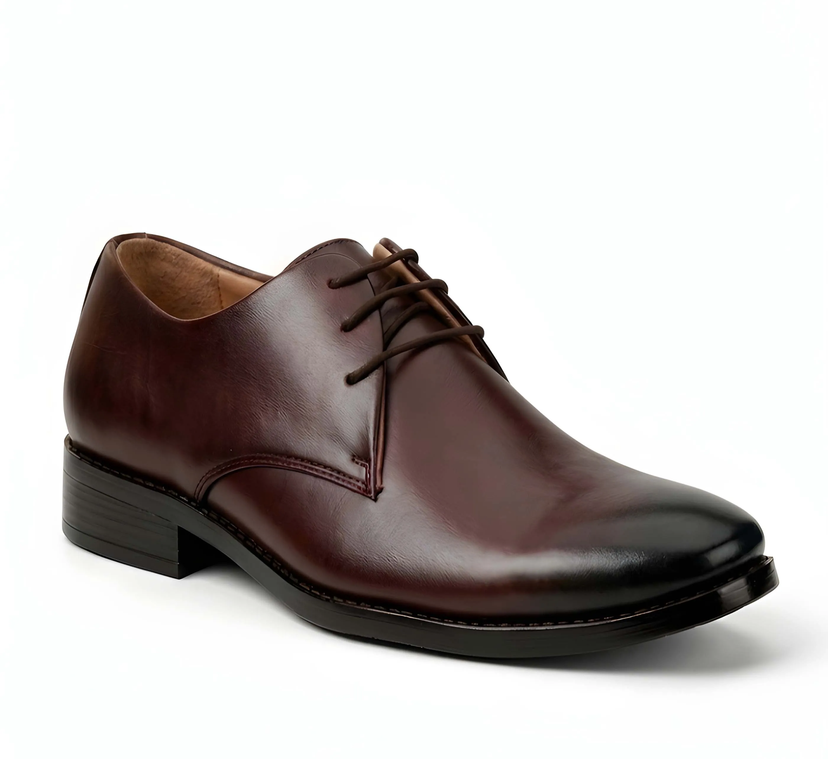 Men's Black Derby Shoes | Luxury Formal Office Footwear