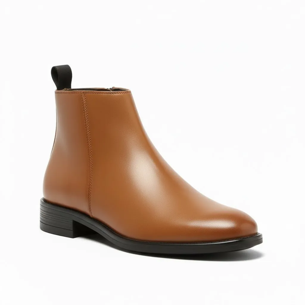 Men's Tan Chelsea Boots | Trendy Casual & Formal Slip-On Boots