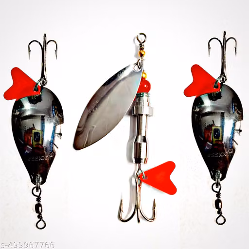 Fishing Lure Combo Set – 1 Spinner 25g and 2 Spoons 18g Each