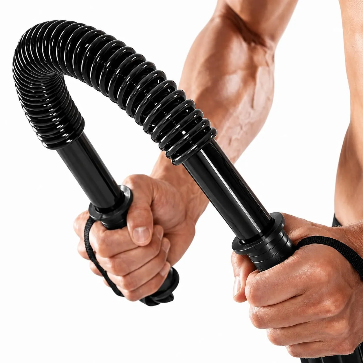 FITROX PRO Power Twister Bar 40 kg for Chest, Arms & Shoulders – Spring Resistance Strength Trainer