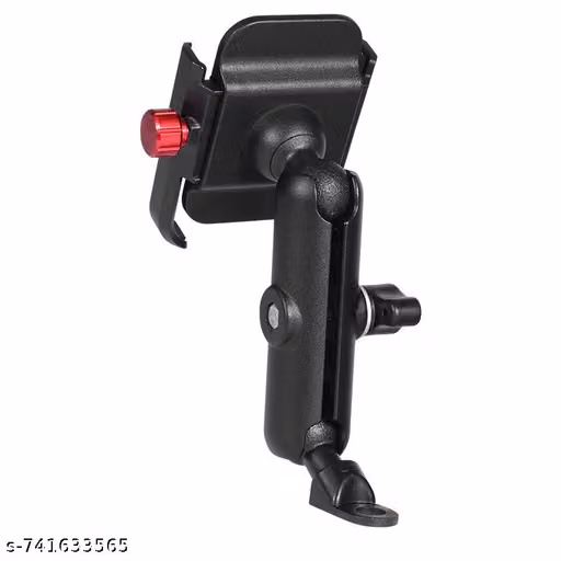 Universal Waterproof Bike & Scooty Mobile Holder – 360° Rotating Handlebar Phone Mount for 4.7–7.2 Inch Smartphones