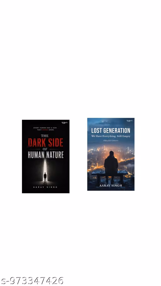 The Dark Side of Human Nature + Lost Generation – English Paperback Book Collection