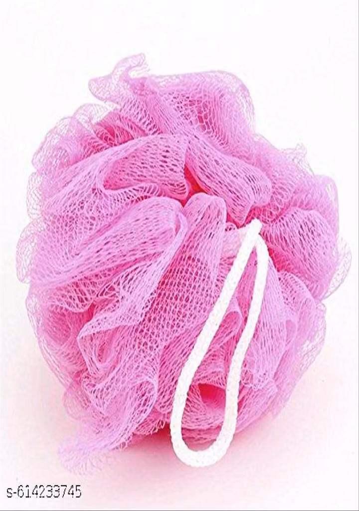 Pack of 6 Colourful Shower Puff Bath Sponges – Soft Mesh Loofahs for Bathing & Body Cleansing