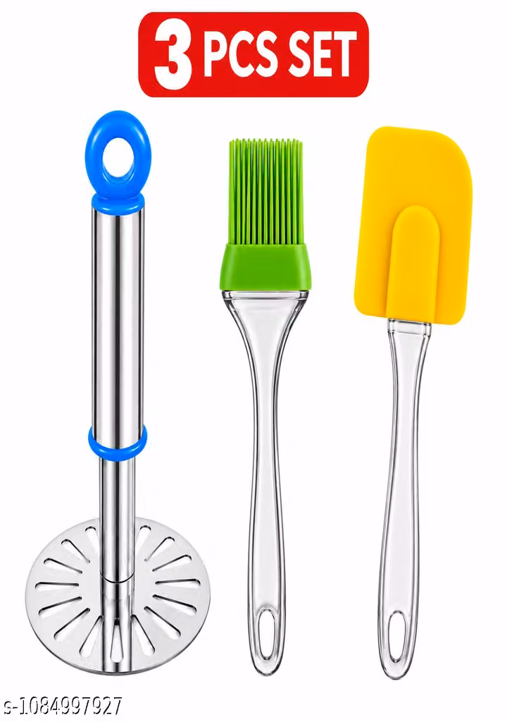 Kitchen Tool Set – 3 Pcs Stainless Steel Cooking Utensil Set