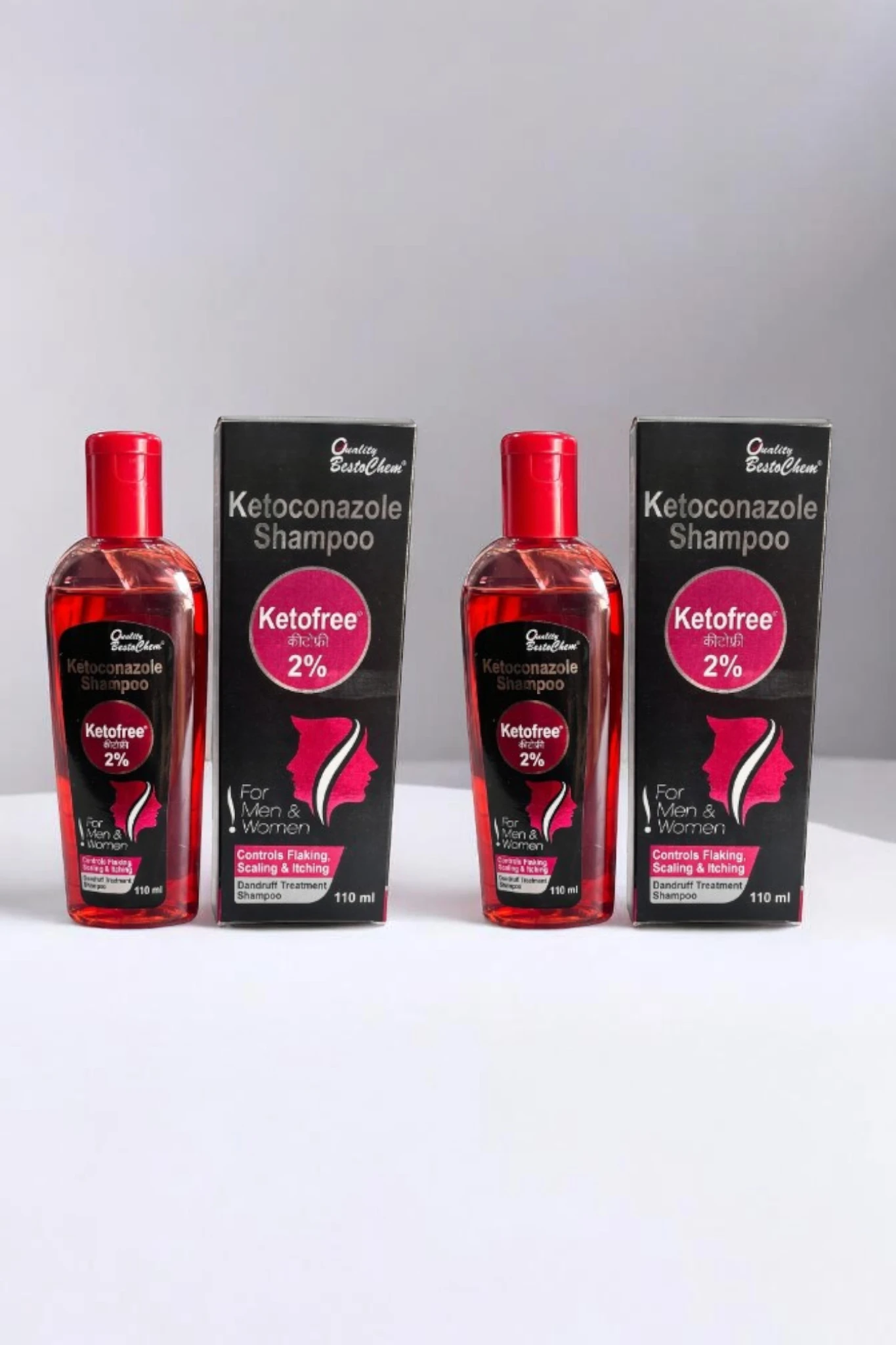 Ketofree shampoo 110ml pack of 2