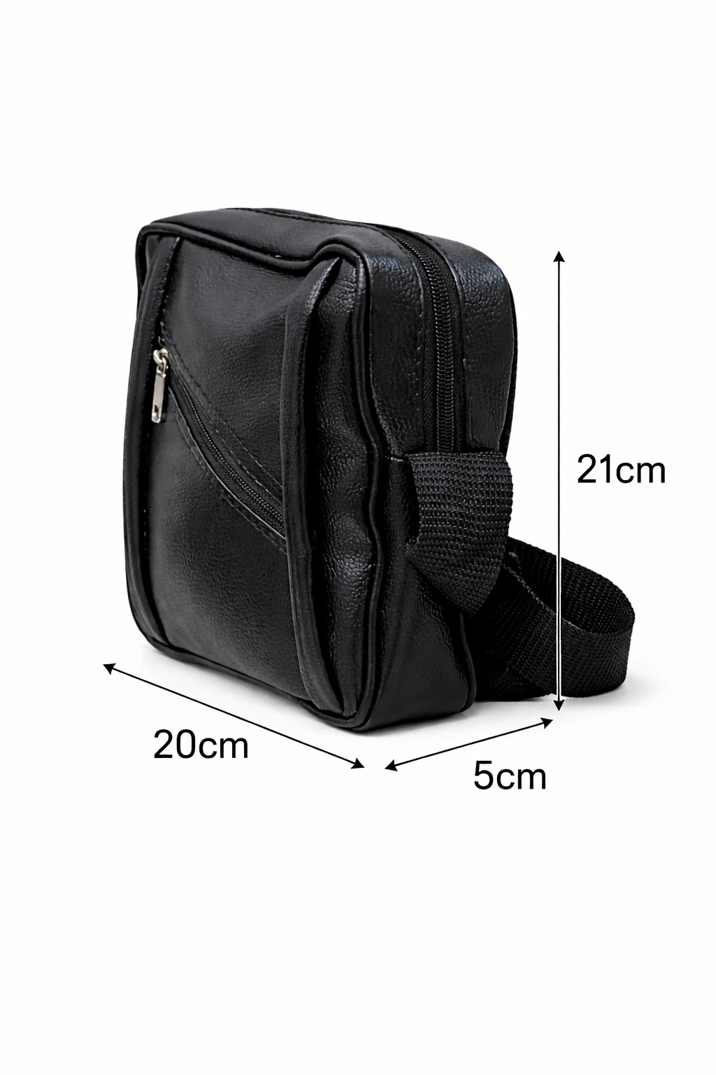 PU Leather Crossbody Sling Bag for Men/Unisex