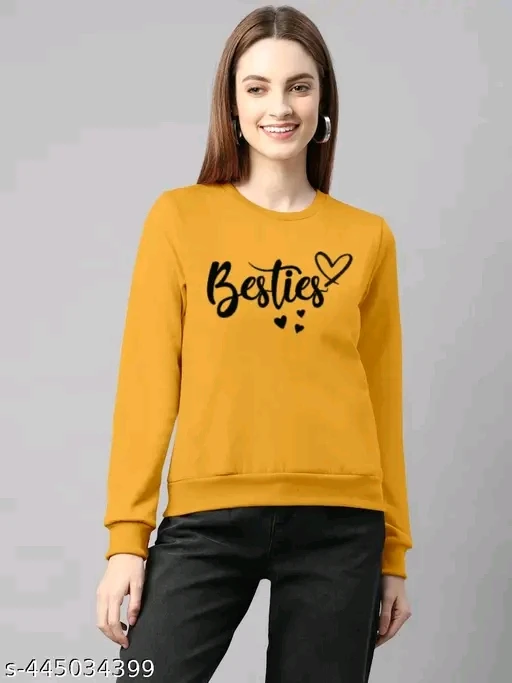 "Besties" Printed Women's Regular Fit Cotton T-Shirt
