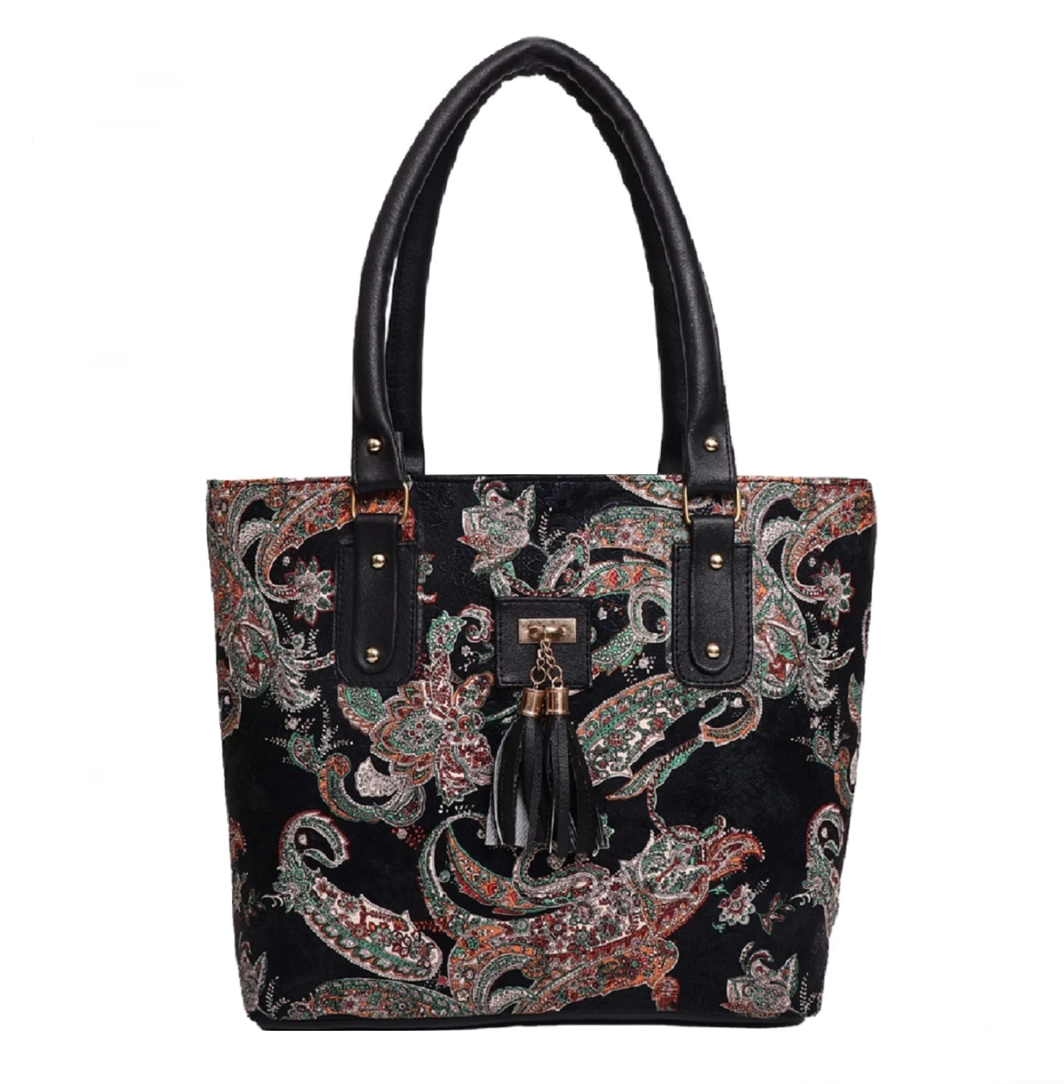 Print PU hand bag women