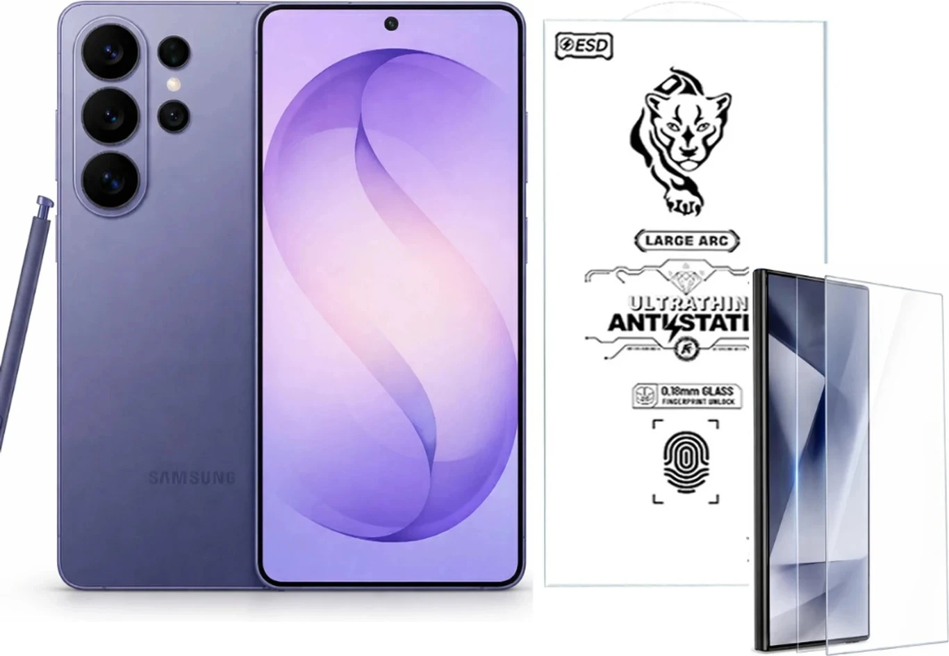 Premium Tempered Glass for Samsung S26 Ultra | Full Coverage | Bubble Free | Scratch Resistant