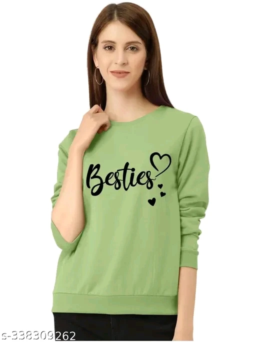 "Besties" Printed Women's Regular Fit Cotton T-Shirt