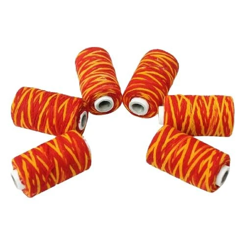 MY GOD GIFT Moli Kalava for Puja – Traditional Sacred Mauli Thread Roll for Hindu Rituals, Red & Yellow Kalawa Puja Thread