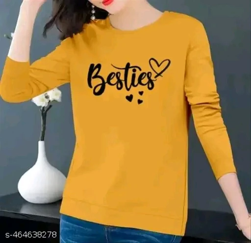Besties T-shirt for women, Printed Cotton T-shirt, Women's Graphic Tee, Multicolor  T-shirt, Maroon T-shirt for Girls.