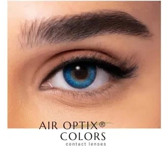 BADSHI96 BLUE EYE CONTECT LENS WITH FREE CASE PACK OF 01