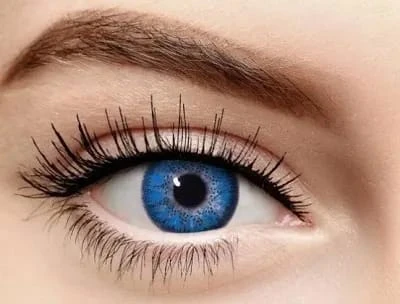 BADSHI96 BLUE EYE CONTECT LENS WITH FREE CASE PACK OF 01