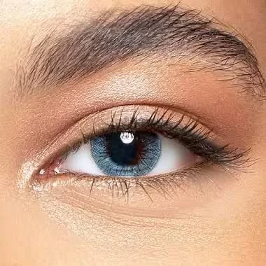 BADSHI96 BLUE EYE CONTECT LENS WITH FREE CASE PACK OF 01
