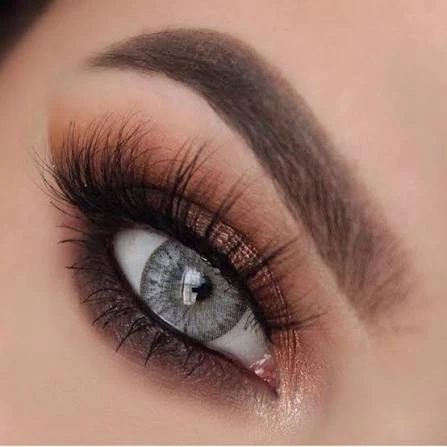 BADSHI96 GREY EYE CONTECT LENS WITH FREE CASE PACK OF 01