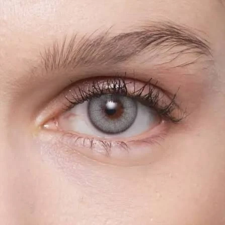 BADSHI96 GREY EYE CONTECT LENS WITH FREE CASE PACK OF 01