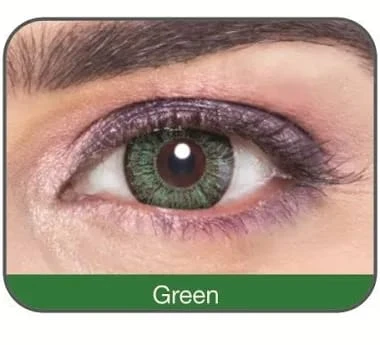 BADSHI96 GREEN EYE CONTECT LENS WITH FREE CASE PACK OF 01