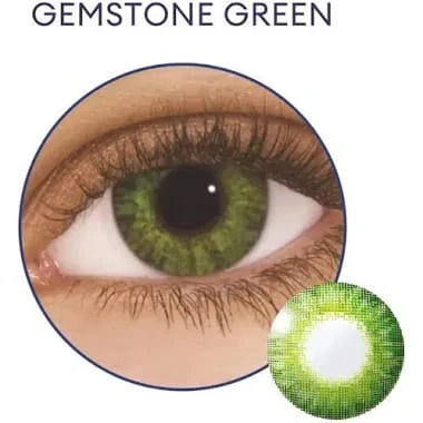 BADSHI96 GREEN EYE CONTECT LENS WITH FREE CASE PACK OF 01