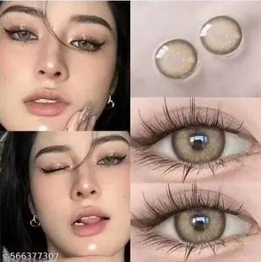 BADSHI96 HAZEL EYE CONTECT LENS WITH FREE CASE PACK OF 01