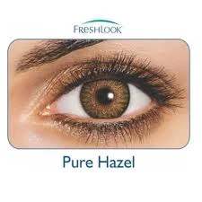 BADSHI96 HAZEL EYE CONTECT LENS WITH FREE CASE PACK OF 01