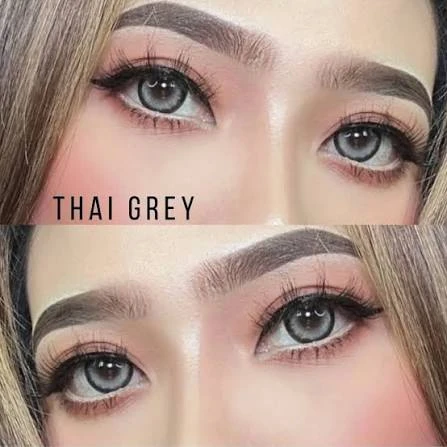 BADSHI96 GREY EYE CONTECT LENS WITH FREE CASE PACK OF 01