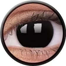 BADSHI96 BLACK EYE CONTECT LENS WITH FREE CASE PACK OF 01