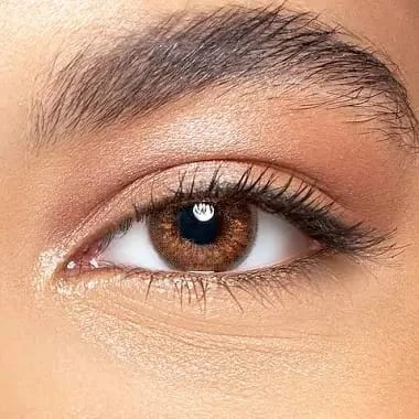 BADSHI96 BROWN EYE CONTECT LENS WITH FREE CASE PACK OF 01