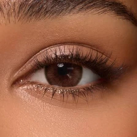 BADSHI96 BROWN EYE CONTECT LENS WITH FREE CASE PACK OF 01